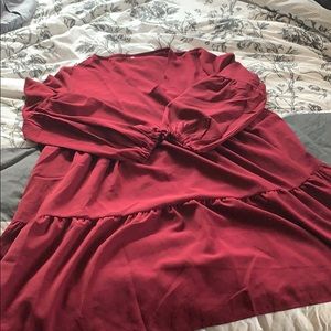 Pretty burgundy dress